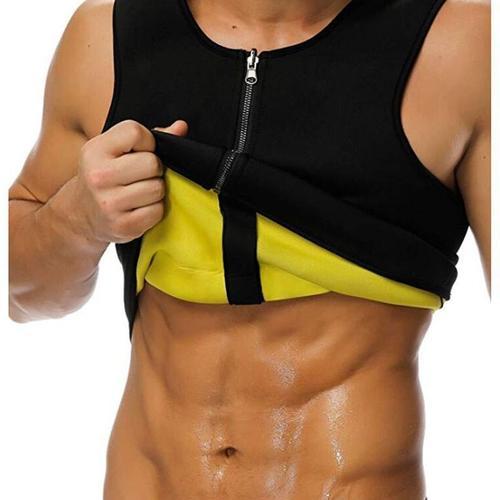 Hommes Qualité Néoprène Sauna Sweat Gilet Entraînement Taille Forma... on Productcaster.