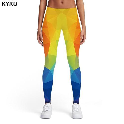 Kyku ? Leggings De Musique De Marque Pour Femmes, Pantalon Rétro Im... on Productcaster.