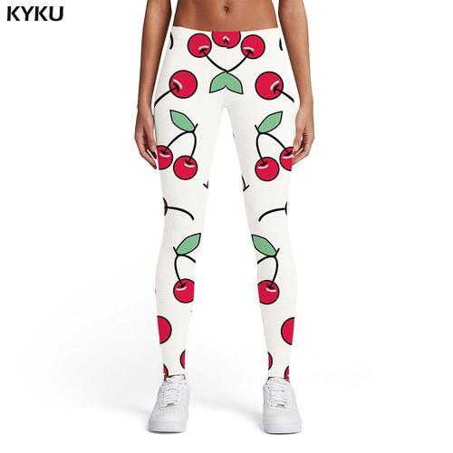 Kyku Legging De Marque Cerise Pour Femmes, Pantalon De Sport Pour F... on Productcaster.