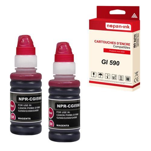 NOPAN-INK - x2 Bouteille compatible pour Canon GI590M 1605C001 GI59... on Productcaster.