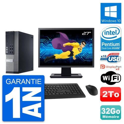 PC Dell 9020 SFF Ecran 27" Intel G3220 RAM 32Go Disque Dur 2To Wind... (Reconditionné) on Productcaster.