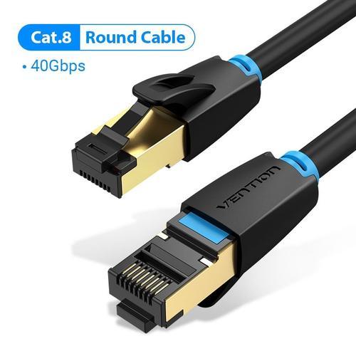 ACCESSOIRES POUR CABLE Round Cable 2m câble Ethernet Cat8 SSTP 40Gb... on Productcaster.