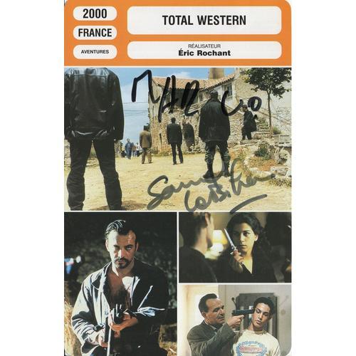 Fiche Monsieur Cinema Total Western Signée Par Samuel Le Bihan Et M... on Productcaster.