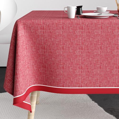 Nappe Rectangulaire Anti Tache 140x250 Cm Coton Chambray Tango on Productcaster.