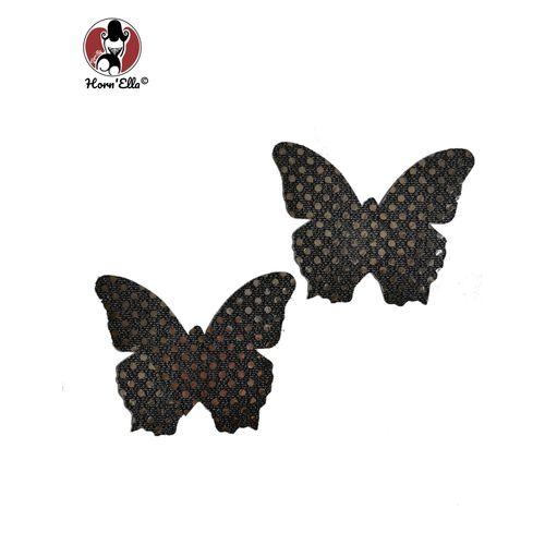 Caches-Tétons Nippies Papillons - Noir on Productcaster.