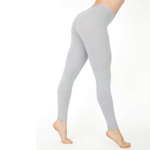 Leggings Moulants En Coton Pour Femme, Solides, Leggings Taille Hau... on Productcaster.