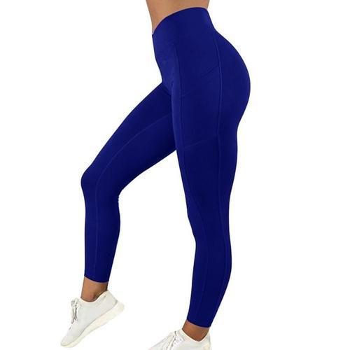 Dihope Femmes Leggings Avec Poche Taille Haute Sport Leggings Push ... on Productcaster.