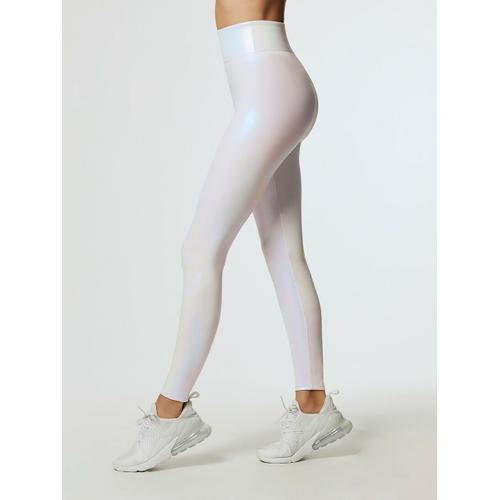 Leggings Longs En Cuir Pu Pour Femmes, Taille Haute, Élastique, Iri... on Productcaster.