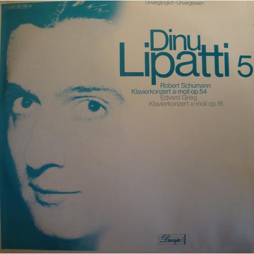 Dinu Lipatti 5 Klavierkonzert A-Moll Schumann/Grieg Lp Dacapo Ex++ on Productcaster.