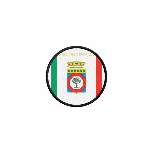 Patch Ecusson Drapeau Italie Puglia Imprime Thermocollant Rond Coca... on Productcaster.