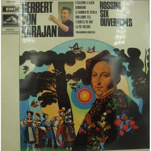 Karajan/Philharmonia Orchestra Six Ouvertures Rossini Lp Emi on Productcaster.