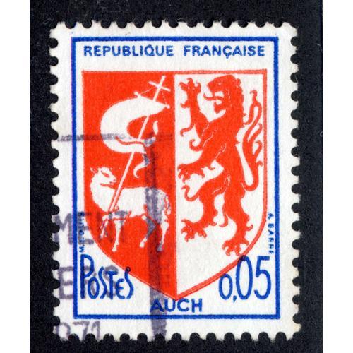 Timbre : Auch,République Française,Postes,1966.0,05 on Productcaster.