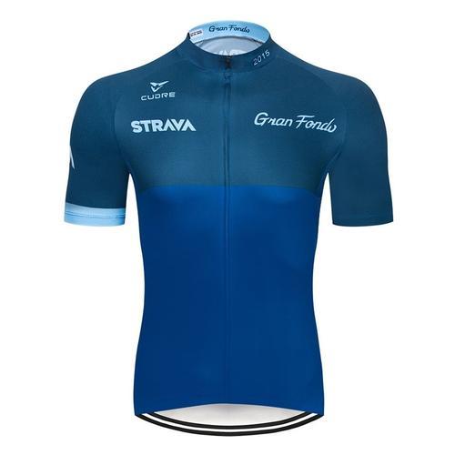 2021 Hommes Manches Courtes Cyclisme Maillots Vague Point Vélo Vête... on Productcaster.