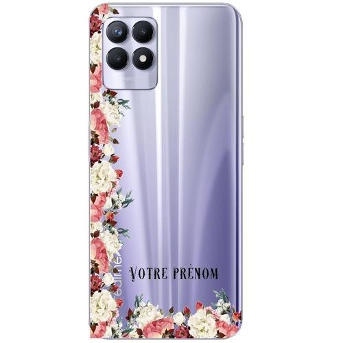 Coque Realme 8i Fleur Vintage Prenom on Productcaster.