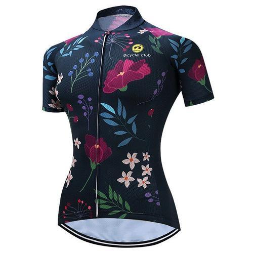 Weimostar Uniforme Cyclisme Maillot Femmes À Manches Courtes Vtt Vé... on Productcaster.