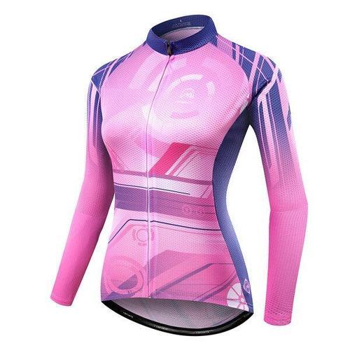 Maillot De Cyclisme Pour Femmes, Vêtements De Vélo Vtt, Manches Lon... on Productcaster.