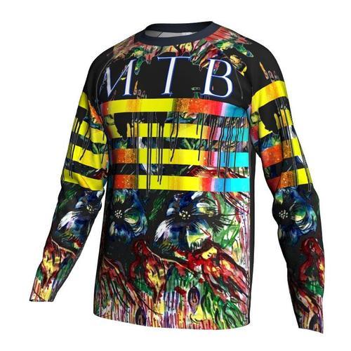 Maillot De Cyclisme Pour Motocross, Chemise Longue Fantôme De Vélo,... on Productcaster.