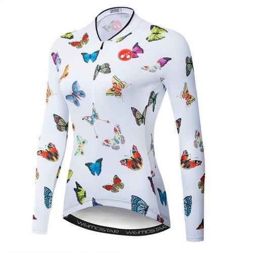 Weimostar Automne Femmes Maillot De Cyclisme À Manches Longues Cycl... on Productcaster.