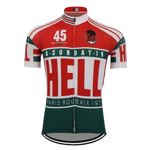 Hommes À Manches Courtes Maillot De Cyclisme Ropa Ciclismo Vêtement... on Productcaster.