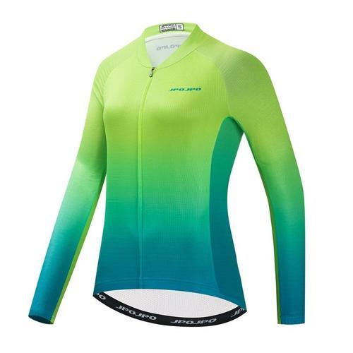 Automne Femmes Cyclisme Maillot Manches Longues Mailloy Ciclismo Ma... on Productcaster.