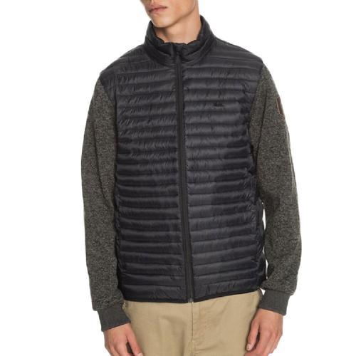 Doudoune Bi-Matière Noire Homme Quiksilver Scaller on Productcaster.