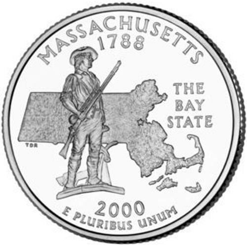 Quarter Dollar Massachusets 2000 on Productcaster.