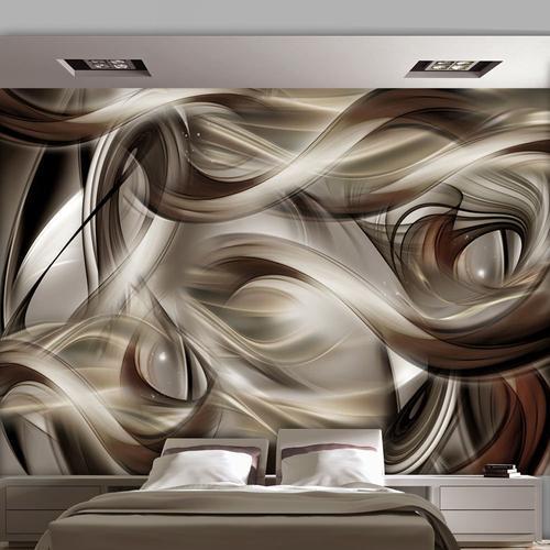 Papier peint intissé Abstractions Brown Revelry : Taille - 350 x 24... on Productcaster.