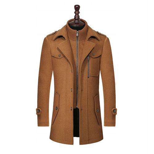 Manteau Long Hiver Automne En Laine Pour Hommes Xxl Fs31055 on Productcaster.