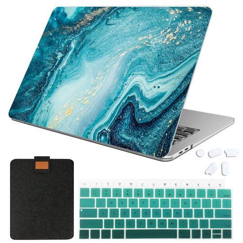 coque en marbre pour Macbook Air 13 avec housse de clavier américai... on Productcaster.