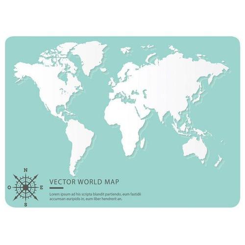 Coque imprimée de la carte du monde pour Macbook Pro - For Vieille ... on Productcaster.