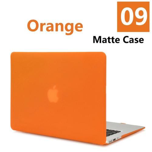 Coque mate pour Apple Macbook - For Modèle A1466 A1369 - Orange mat on Productcaster.