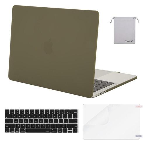 Coque pour Macbook - For 2020 NOUVEAU AIR13 A2179 - Capulet Mat Olive on Productcaster.