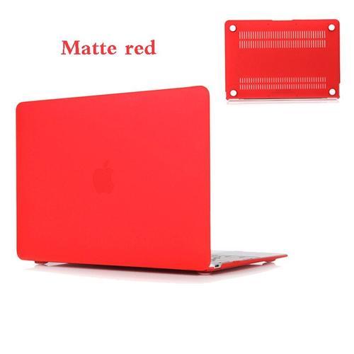 Coque pour Macbook - For Modèle A1425 A1502 - Rouge mate on Productcaster.