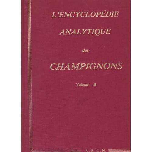 L'encyclopédie Analytique Des Champignons Volume Ii on Productcaster.