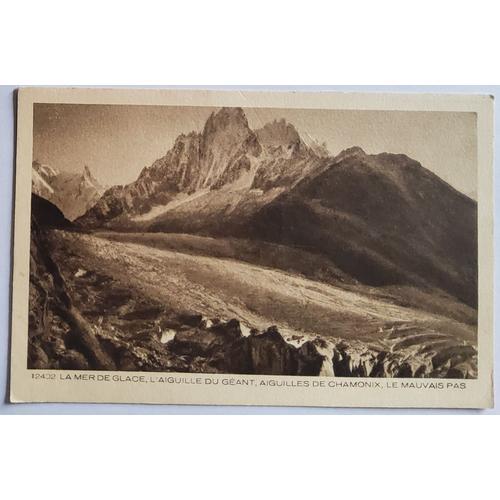 Carte Postale Ancienne, France, Haute Savoie 74, Mer De Glace, Aigu... on Productcaster.