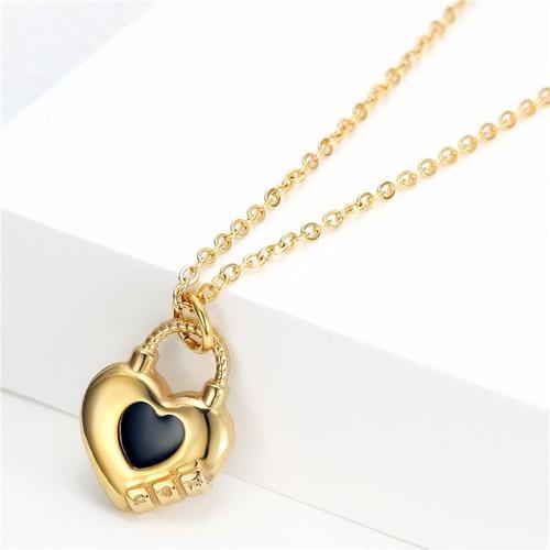 Fashion Elegant Heart Stainless Steel Necklace For Women Gold Color... on Productcaster.