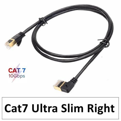 1.8m Right Câble Ethernet UTP CAT7 4mm OD, cordon raccordement rése... on Productcaster.