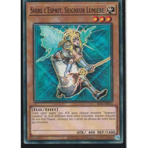 Carte Yu-Gi-Oh - Shire L'esprit Seigneur Lumière - Sdli-Fr014 on Productcaster.