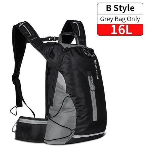 Sac Gris 15l - Sac À Dos Portable Ultraléger Et Étanche Pour Vélo,P... on Productcaster.