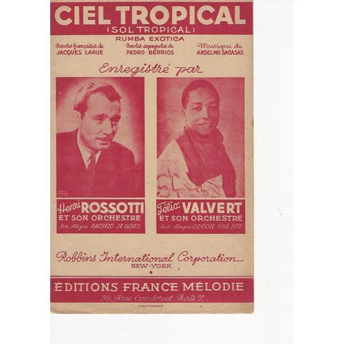 Ciel Tropical. Henri Rossotti. A 18 on Productcaster.