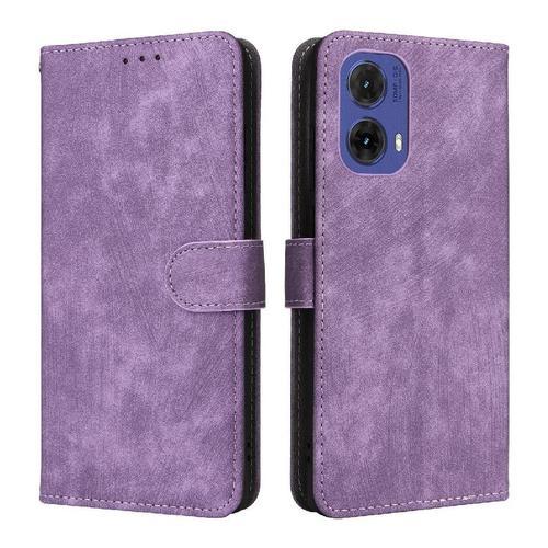 Étui Pour Motorola Moto G85 5g Cuir Pu Portefeuille Flip Folio Couv... on Productcaster.