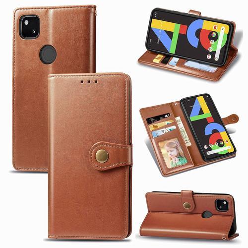 Advansia Coque Pour Google Pixel 4a Marron Porte Carte, Etui Portef... on Productcaster.