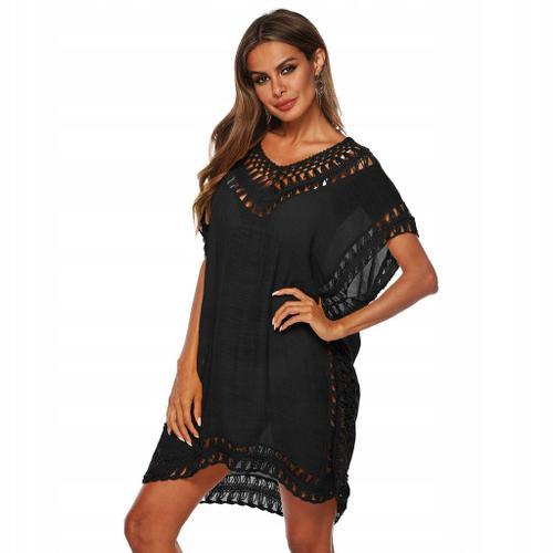 Pareo Robe De Plage Boho Tunique Couleurs Broderie Xxl Fs40481 on Productcaster.