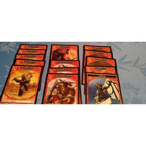 Mtg-Lot De 14 Cartes Jetons Rouges on Productcaster.