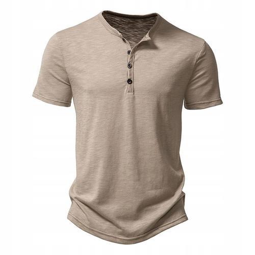 T-Shirt Élégant Pour Hommes Avec Col Montant En Bambou, Style Sport... on Productcaster.