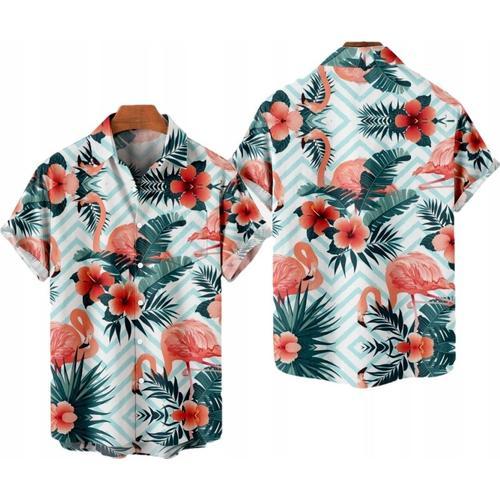 Chemise De Plage Hawaïenne À Manches Courtes Pour Hommes, Élégante ... on Productcaster.