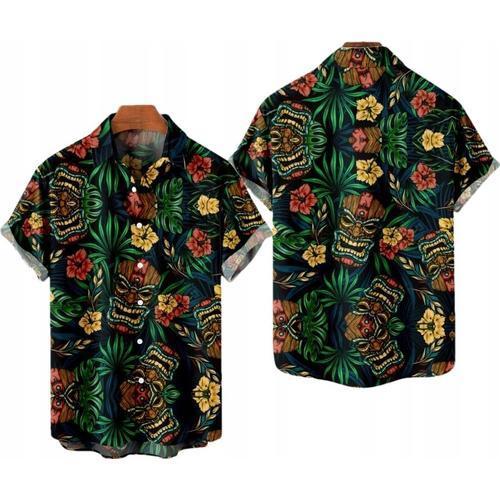 Chemise De Plage Hawaïenne À Manches Courtes Pour Hommes, Élégante ... on Productcaster.