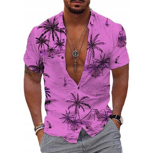 Chemise De Plage Hawaïenne À Manches Courtes Pour Hommes, Élégante ... on Productcaster.