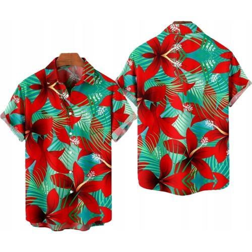 Chemise De Plage Hawaïenne À Manches Courtes Pour Hommes, Élégante ... on Productcaster.