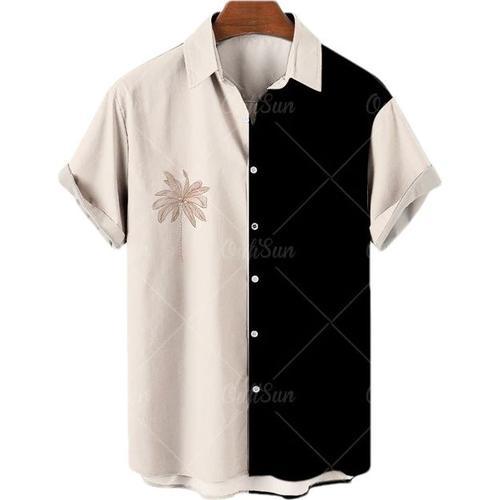 Chemise De Plage Hawaïenne À Manches Courtes Pour Hommes, Élégante ... on Productcaster.